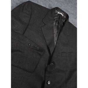 Belvest Blazer Jacket Men's 54 (44" Chest) Gray Wool Cashmere Blend Italy